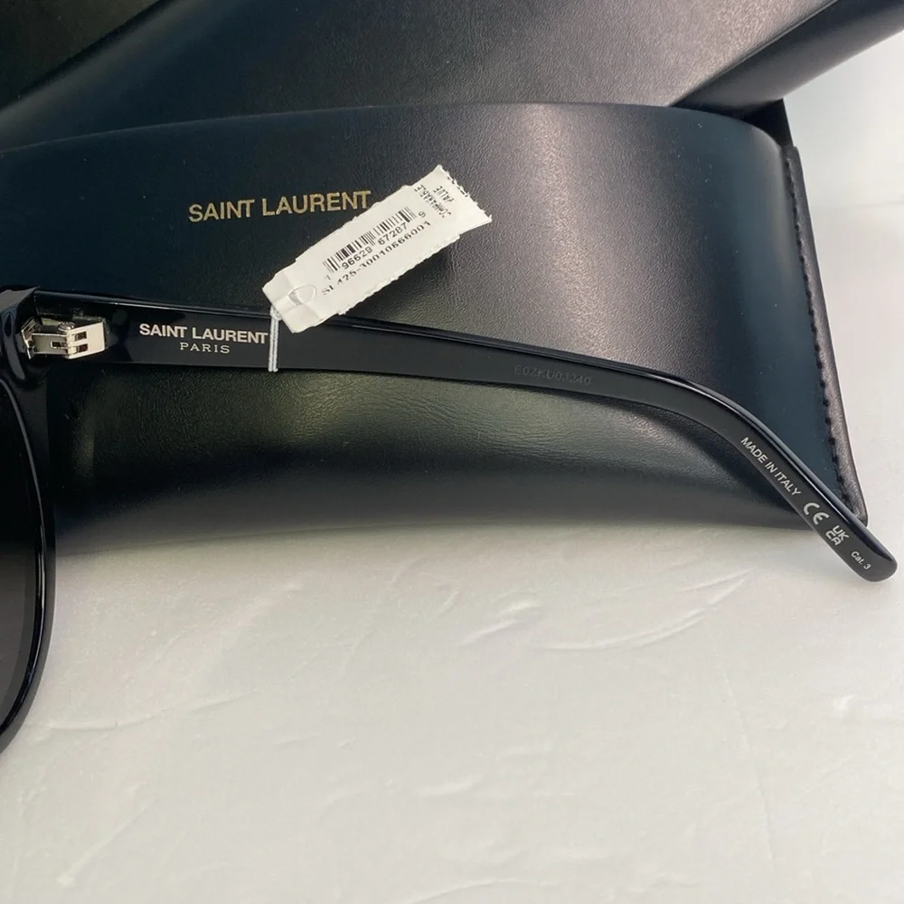 💯- New Authentic Yves Saint Laurent SL-425-001-54 54mm New Sunglasses - Picture 14 of 14